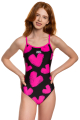 Купальники спортивные принтованные (юниоры) Nera junior HiClo R1
